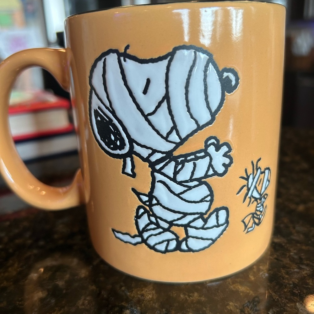 Peanuts Orange Ceramic Mug